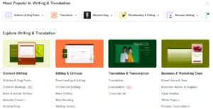 Fiverr Writing & Translation